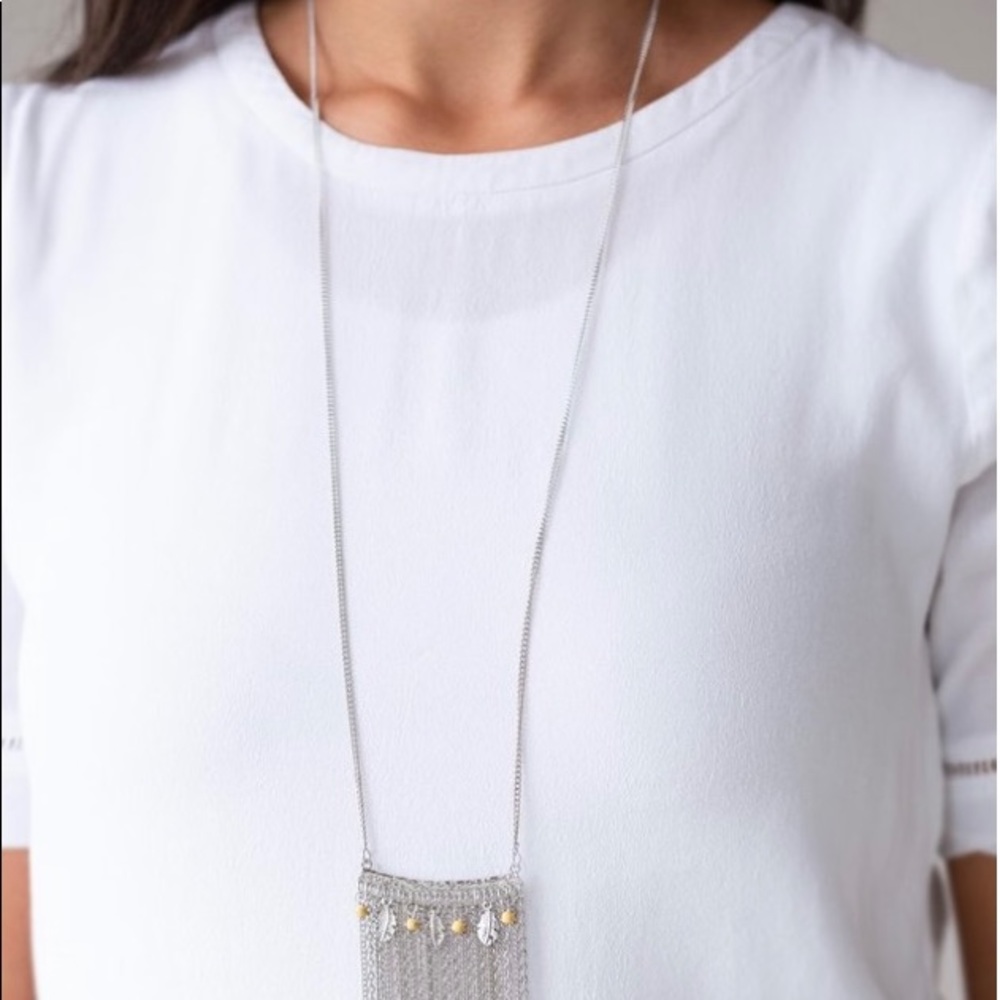 paparazzi On The Fly Yellow Necklace - Picture 3 of 5